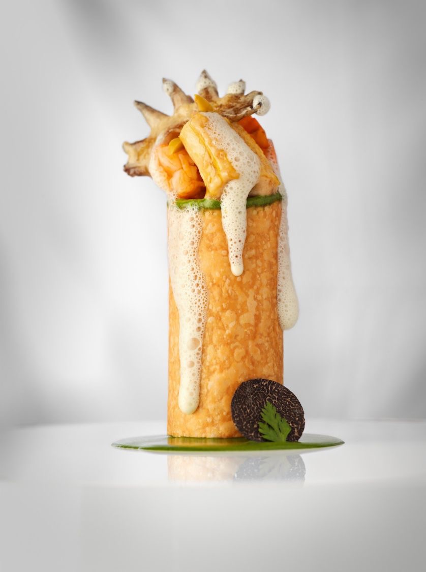 Vol-au-vent ris / rognons de veau / écrevisses / truffe version 2006